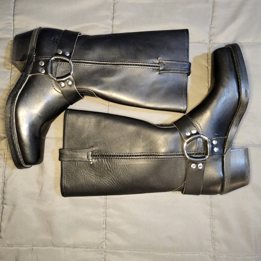 Frye Harness Boot - Black